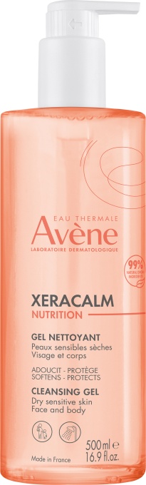 Avène Xeracalm Nutrition Gel De Curățare Pentru Ten Uscat Și Sensibil 500ml - Img 1