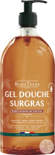 Beauterra Gel De Duș Îmbogățit Cu Parfum De Santal 1l - Img 1