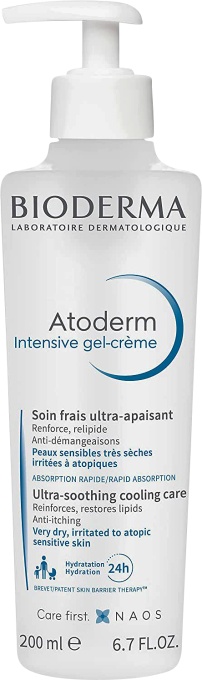 Bioderma Atoderm Intensive Gel-Cremă Îngrijire Ultra-Calmantă Piele Sensibilă Foarte Uscată 200ml - Img 1
