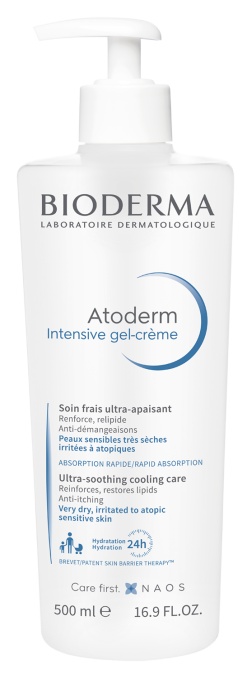 Bioderma Atoderm Intensive Gel-Cremă Pentru Piele Foarte Uscată Sensibilă Iritată Și Atopică 500ml - Img 1