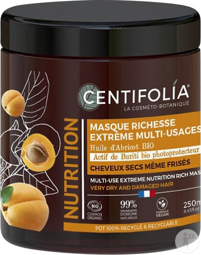 Centifolia Mască Nutritivă Multi-Uz Pentru Păr Uscat Sau Creț 200ml - Img 1