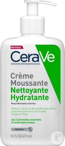 CeraVe Spumant Hidratant Curățare Față Pentru Ten Normal Până Uscat 473ml - Img 1