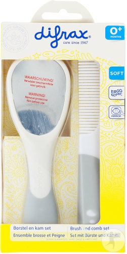 Difrax Set Perie Și Pieptene Deluxe 1 Set - Img 1