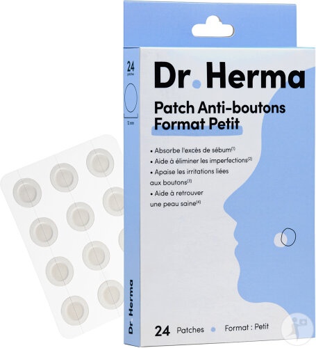 Dr. Herma Plasturi Anti-Acnee Format Mic 24 Bucăți - Img 1