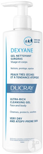 Ducray Dexyane Gel De Curățare Surgras Piele Foarte Uscată Cu Tendință Atopică 400ml - Img 1