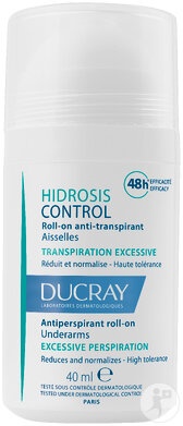 Ducray Hidrosis Control Roll-on Antitranspirant Transpirație Excesivă Pentru Subraț 40ml - Img 1
