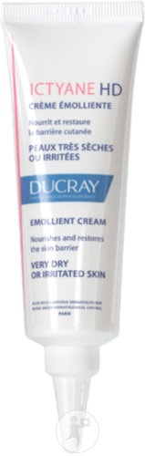 Ducray Ictyane HD Cremă Emolientă Pentru Piele Foarte Uscată Sau Atopică Tub Canulă 50ml - Img 1