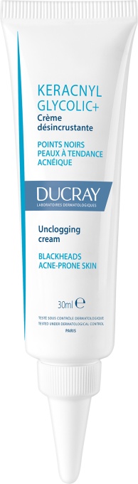 Ducray Keracnyl Glycolic+ Crema Exfoliantă Ten Acneic Cu Puncte Negre 30ml - Img 1