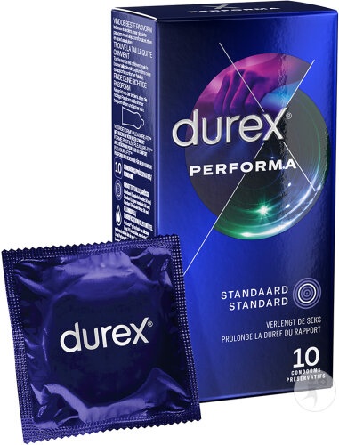 Durex Performa Prezervative 10 Bucăți - Img 1