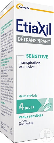 Etiaxil Deodorant Sensitive Pentru Transpirație Excesivă La Mâini Și Picioare 100ml - Img 1