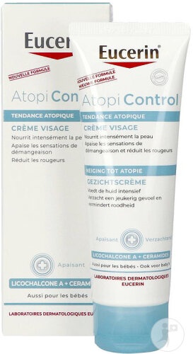 Eucerin AtopiControl Crema Calmanta Pentru Fata Tub 50ml - Img 1