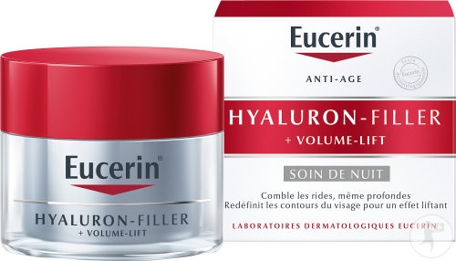 Eucerin Hyaluron-Filler + Volume-Lift Cremă De Noapte Anti-Îmbătrânire 50ml - Img 1