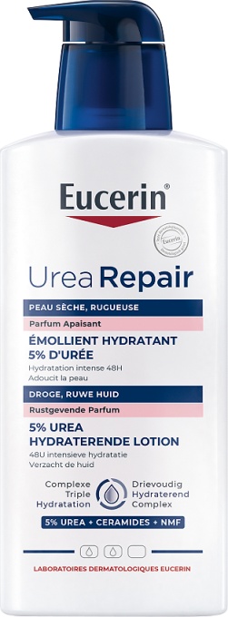 Eucerin UreaRepair Emolient Hidratant 5% Uree Calmant Piele Uscata Și Aspră 400ml - Img 1