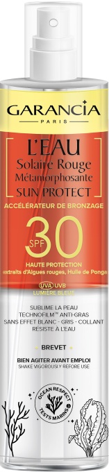 Garancia Sun Protect Apă Solară Roșie Metamorfozantă SPF30 Spray 150ml - Img 1