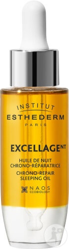 Institut Esthederm Excellage Ulei De Noapte Crono-Reparator Flacon Cu Picurător 30 ml - Img 1