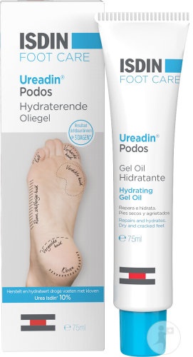 Isdin Foot Care Ureadin Podos Gel‑Ulei Hidratant Tub 75ml - Img 1