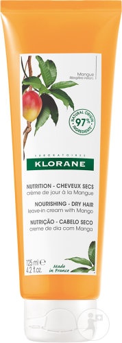Klorane Cremă De Zi Cu Mango Pentru Păr Uscat 125ml - Img 1