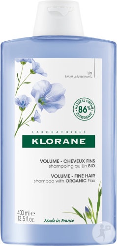Klorane Șampon Cu In Pentru Volum Păr Fin 400ml - Img 1