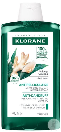 Klorane Șampon Tratament Anti-Mătreață Reechilibrant Împotriva Mătreții 400ml - Img 1