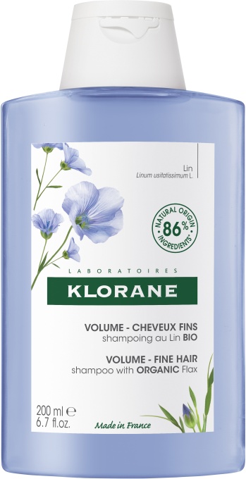 Klorane Șampon Volum Cu In Bio Păr Fin 200ml - Img 1