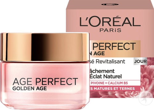 L'Oréal Paris Age Perfect Golden Age Îngrijire De Zi Anti-Age Rosé Pentru Piele Foarte Matură 50ml - Img 1