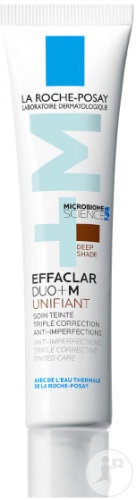 La Roche-Posay Effaclar Duo+ M Unifiant Îngrijire Colorată Corecție Triplă Nuanță Închisă 40ml - Img 1