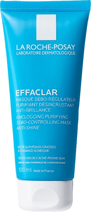 La Roche-Posay Effaclar Mască Sebo-Regulatoare Purificatoare Anti-Strălucire 100ml - Img 1