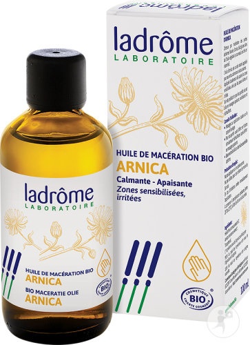 Ladrôme Ulei De Măcinare Arnica Bio Calmante Și Linistitoare Zone Sensibile Și Irigate 100ml - Img 1