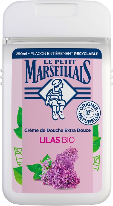 Le Petit Marseillais Cremă De Duș Extra Delicată Liliac 250ml - Img 1