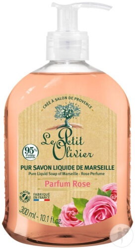Le Petit Olivier Săpun Lichid Marseille Trandafir 300ml - Img 1