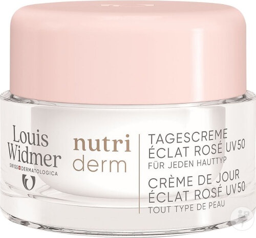 Louis Widmer Nutriderm Cremă De Zi Eclat Rosé SPF50 50ml - Img 1