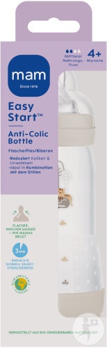 Mam Biberon Easy Start Anti-Colici Pure 320ml Mat Unisex 1 Bucată - Img 1