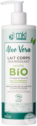 MKL Green Nature Aloe Vera Lapte De Corp Nutritiv Bio 400ml - Img 1