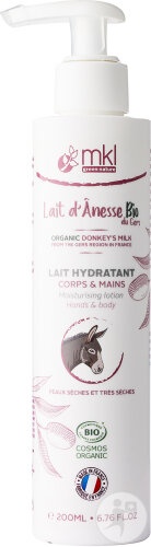 MKL Green Nature Lapte Hidratant Pentru Corp Și Mâini Cu Lapte De Măgăriță Bio Din Gers 200ml - Img 1