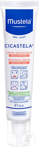 Mustela Bébé-Enfant Cicastela Cremă Reparatoare Pentru Piele Iritata Tub Cu Canulă 40ml - Img 1
