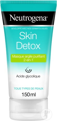 Neutrogena Skin Detox Mască Cu Argilă Purificatoare 2-În-1 Toate Tipurile De Piele 150ml - Img 1