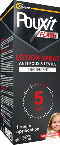 Pouxit Flash Tratament Anti-Păduchi 150ml + Pieptene 1 Bucată - Img 1