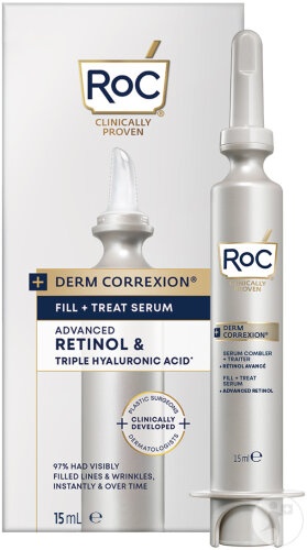Roc Derm Correxion Ser Corectare Riduri + Tratament 15ml - Img 1