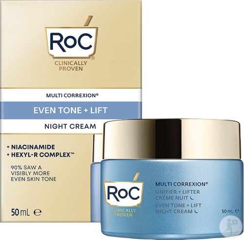 Roc Multi Corrextion Uniformizare + Lifting Cremă Noapte 50ml - Img 1