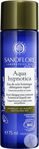 Sanoflore Aqua Hypnotica Esență Botanică Pentru Ochi Și Gene Toate Tipurile De Piele Flacon 75ml - Img 1