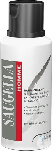 Saugella Men Emulsie De Curățare Pentru Igiena Intimă Și Corporală 200ml - Img 1