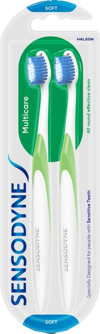 Sensodyne Multicare Periuță De Dinți Moale Duo Pack 2 Bucăți - Img 1