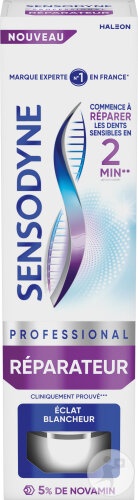 Sensodyne Professional Pastă De Dinți Reparare Albire Strălucire Tub 75ml - Img 1