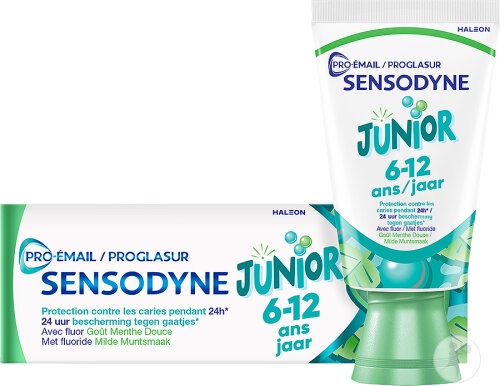 Sensodyne Proglasur Junior Pastă De Dinți 6-12 Ani Tub 50ml - Img 1