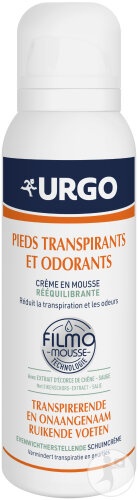 Urgo Filmo-Mousse Pentru Picioare Transpirate Și Mirositoare 125ml - Img 1