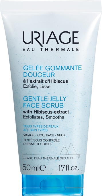 Uriage Scrub Facial Blând Sub Formă De Jeleu Ten Normal Și Uscat Tub 50ml - Img 1