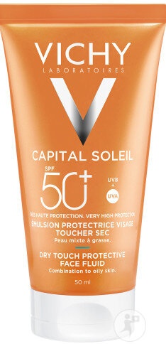 Vichy Capital Soleil Emulsie Protectie Solara Fata Dry Touch Spf50 50ml - Img 1