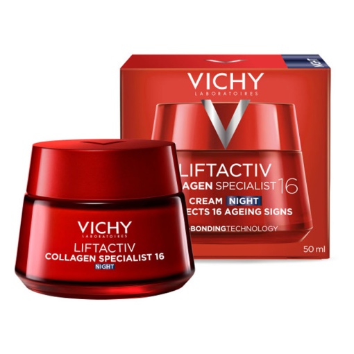 Vichy Liftactiv Collagen Specialist 16 Cremă De Noapte 50ml - Img 1