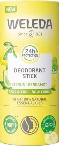 Weleda Deodorant Stick 24h Citrus-Bergamote 50g - Img 1