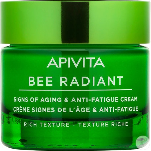 Apivita Bee Radiant Cremă Semne De Îmbătrânire Şi Anti-Oboseală Textură Bogată 50ml - Img 1